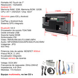 AUTOESTEREO VAK 1269 2 DIN ANDROID GPS WIFI CAR PLAY CAMARA BLUETOOTH