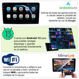 Autoestereo VAK M709 2 DIN 9" ANDROID CARPLAY CAMARA GPS