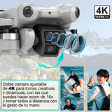 Drone Vak 1811 Reconocimiento Optico Gestos 2 Camaras Wifi