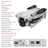 Drone Vak 1811 Reconocimiento Optico Gestos 2 Camaras Wifi