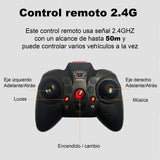 Carro Eléctrico Vak 1842 Doble Lado Todo Terreno Luces Truco