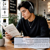 Vak Audífonos 2026 Bluetooth 3.5mm Fm Sd Diadema Inalámbrico