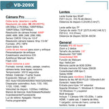 VAK CAMARA DIGITAL Pro 209 SELFIE 5K VISON NOCTURNA ZOOM
