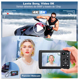 Camara digital VAK 408 5k Selfie-cam 64mp zoom optico