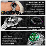 Reloj Smartwatch VAK C1 ACERO SUBMARINE NFC CRISTAL 3D