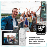 Camara digital VAK F3L 5k Selfie-cam aro luz wifi 64mp