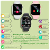 Reloj Smartwatch VAK f9 IP67 Metal Apple Health pasos Calorias