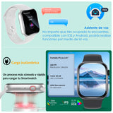 Reloj Smartwatch VAK f9 IP67 Metal Apple Health pasos Calorias