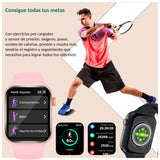 Reloj Smartwatch VAK f9 IP67 Metal Apple Health pasos Calorias