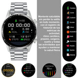 Reloj Smartwatch Vak TM8 de Acero Bluetooth IPS Presion NFC