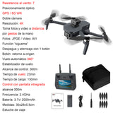 Drone VAK W7 GPS WIFI control con pantalla cámara