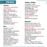 VAK Video Camara de seguridad Exterior Triple lente 3L5 5G wifi IA luz nocturna