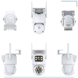 VAK Video Camara de seguridad Exterior Doble lente W43 5G wifi IA luz nocturna