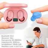 AUDIFONOS VAK T18S Bluetooth Base LED Manos Libres TWS Macaron