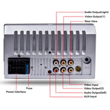 Autoestereo Vak 6911 Touch 7 Mirrorlink Bluetooth con cámara de reversa, Usb SD MP5 Video