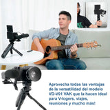 Camara Digital VAK P01 LCD 3' 48mp 4K TRIPIE CONTROL MICROFONO EXT