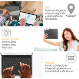 TABLET VAK 102X DECA CORE 12" 64GB 2 SIM 4G TECLADO 2 EN 1 8MP