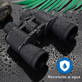 Binoculares VAK 20x50A Ahulados AGUA Alcance 10 KM Protectores y funda