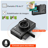 Camara Digital Vak CDR1 Lcd 3' 24mp video efectos pc
