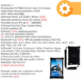 Tablet VAK 73x 8' HD 2+32gb Doble Camara sim Android 11 wifi