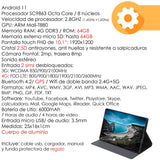 Tablet Vak N97 Pantalla 10 HD 4+64gb 2 Cámaras Android 11