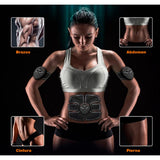 Ems Pad Electroestimulador muscular abdomen y brazos ABS masajeador slim