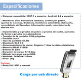 Reloj Smartwatch Vak 115 Podometro Bluetooth Sueño Musica HEALTH