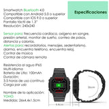Reloj Smartwatch VAK M5 Bluetooth IP65 PRESION CALORIAS SUEÑO APP