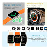 Reloj Smartwatch Vak B6 Ultra Bluetooth Nfc Calorias Presion