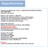 AUDIFONOS VAK 2026 BLUETOOTH FM ENTRADA SD AUX DIADEMA LED