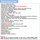 Videocamara Vak 809 Fhd Microfono Nocturna 24mp Touch Hdmi Lente Gran Angular