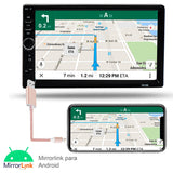 Autoestereo Vak 6911 Touch 7 Mirrorlink Bluetooth con cámara de reversa, Usb SD MP5 Video