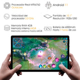 TABLET VAK 98X 10" OCTACORE 64GB DOBLE SIM 4G ANDROID 8MP