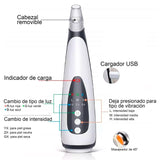 REMOVEDOR VAK 356 PUNTOS NEGROS ESPINILLAS LED ACNE POROS ABIERTOS