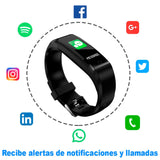 Reloj Smartwatch Vak 115 Podometro Bluetooth Sueño Musica HEALTH