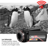 Videocamara 4K VAK VD-03 Zapata 48Mp Pantalla IPS 3' WIFI