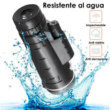 Monocular terrestre VAK 40x60 HD impermeable tripie soporte cel