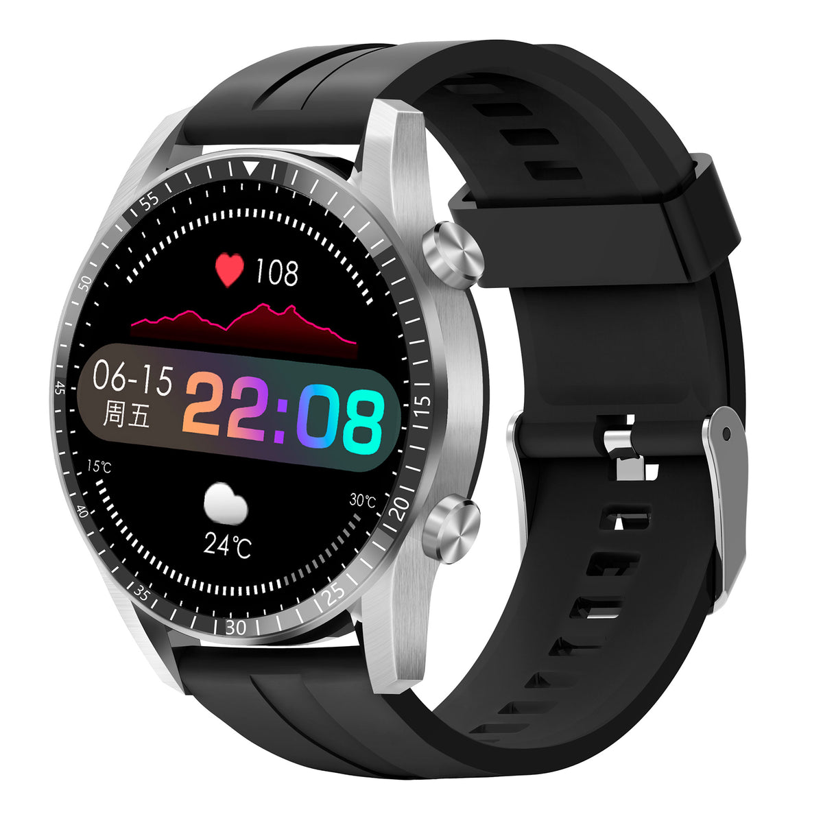 Reloj Smartwatch Vak TM8 de Acero Bluetooth IPS Presion NFC – VAK