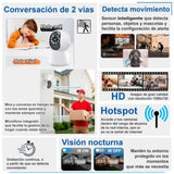 Vak Video Camara De Seguridad M10 Wifi Ia Luz Nocturna
