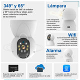 Vak Video Camara De Seguridad M10 Wifi Ia Luz Nocturna