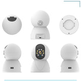 Vak Video Camara De Seguridad M10 Wifi Ia Luz Nocturna