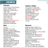 VAK Video Camara de seguridad Doble lente W10 wifi 5G IA luz nocturna