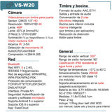 VAK Video Timbre de seguridad W20 5G IP65 CAMARA IA APP