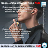 Vak Audífonos Q2 Ia Traductor Anc Enc Pantalla Inalámbricos