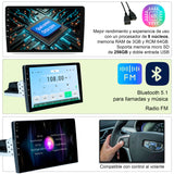 Autoestereo Vak 3900 1 Din 9 Con 2 Camaras Android Y Carplay