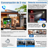 VAK Video Camara de seguridad Exterior Triple lente 3L5 5G wifi IA luz nocturna