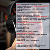 Vak Audífonos T20 Bluetooth Anc Siri Game Bass Inalámbricos