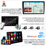 Autoestereo Vak 3900 1 Din 9 Con 2 Camaras Android Y Carplay