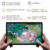 Tablet Vak N97 Pantalla 10 HD 4+64gb 2 Cámaras Android 11