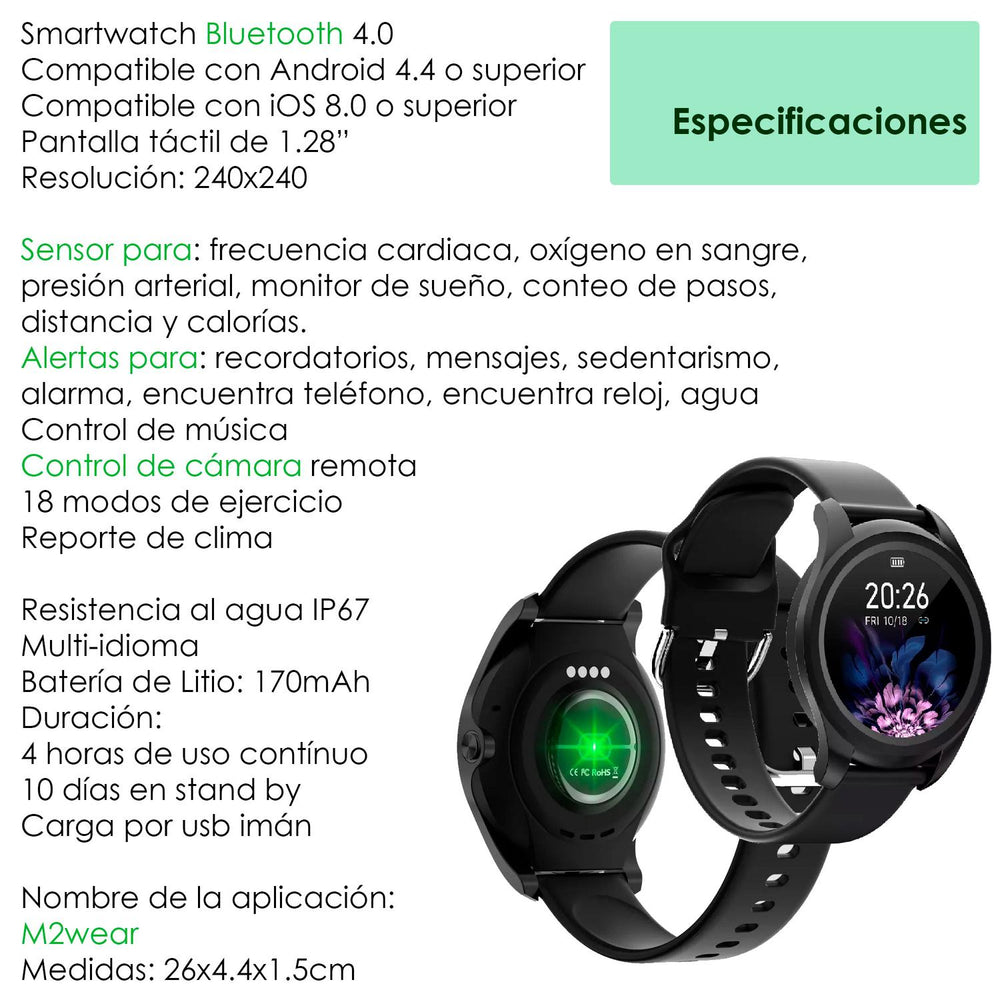 Pulsera Inteligente App Para Reloj Rohs Smart Watch Reloj De